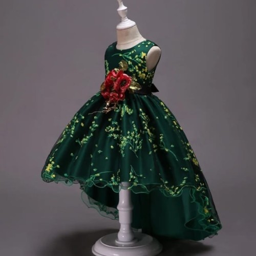 Green Party Dress
