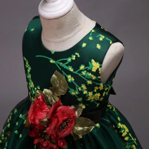 Green Party Dress