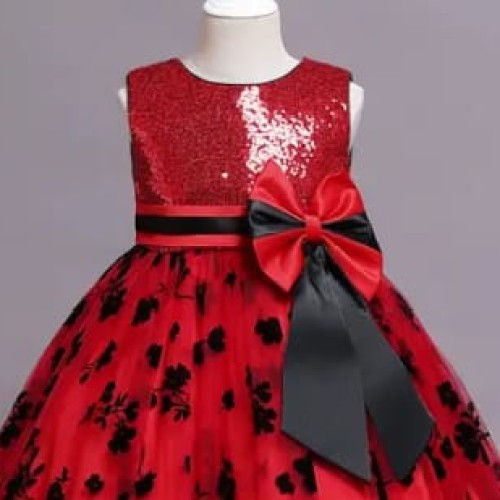 N Red Party Dress