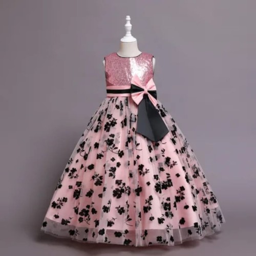 Peach Party Dress