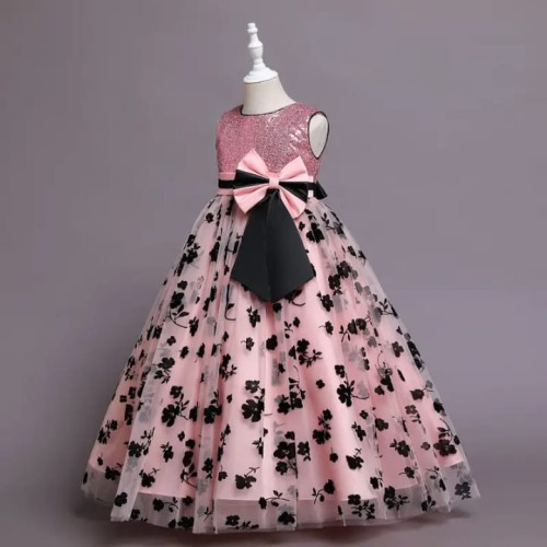 Peach Party Dress
