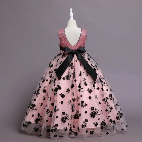 Peach Party Dress