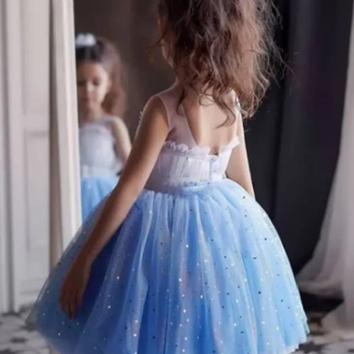Sky Party Dress