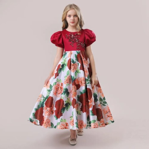 RED FLORAL BIG