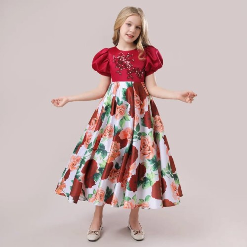 RED FLORAL BIG