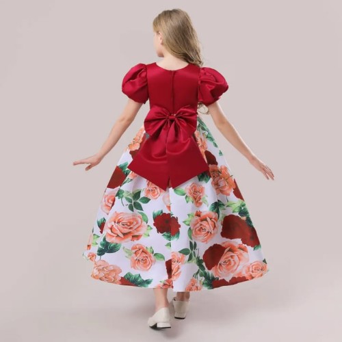RED FLORAL BIG