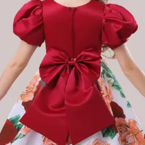 RED FLORAL BIG