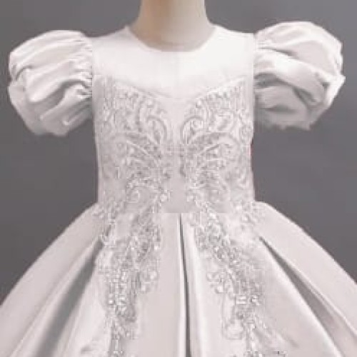 WHITE B LACE DRESS