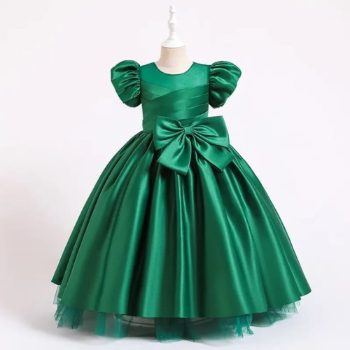 GREEN SHARTIN DRESS