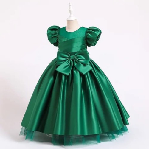 GREEN SHARTIN DRESS