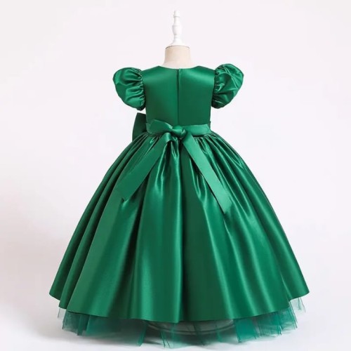 GREEN SHARTIN DRESS