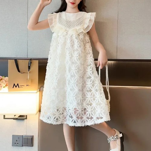 WHITE FLOWER N DRESS