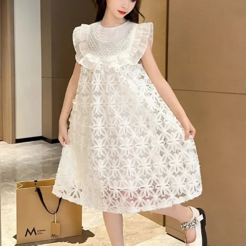 WHITE FLOWER N DRESS
