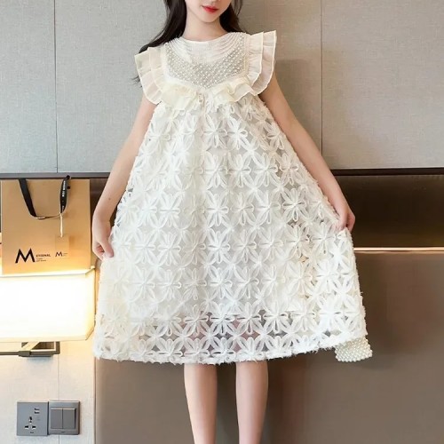 WHITE FLOWER N DRESS