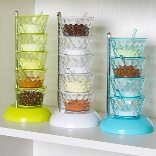 4 Layers Spice Seasoning Box