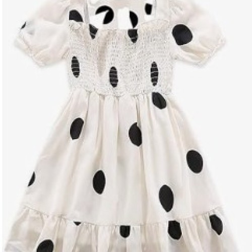 CREAM BALL TUNIC