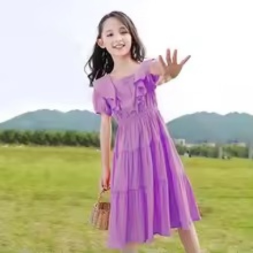 Pink western Frock