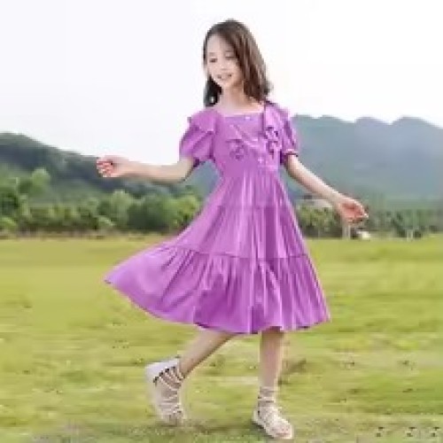 Pink western Frock