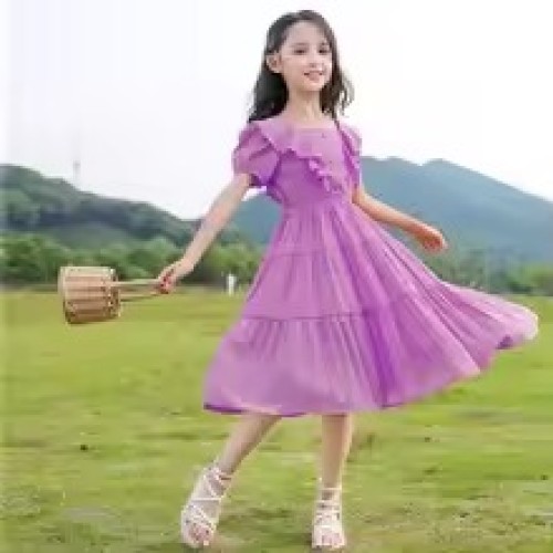 Pink western Frock