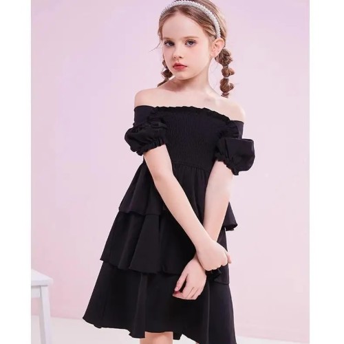 Black Raffle Dress