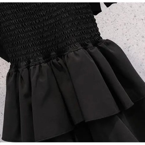 Black Raffle Dress