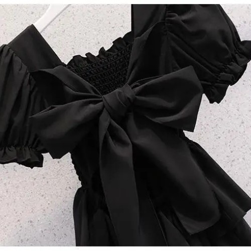 Black Raffle Dress