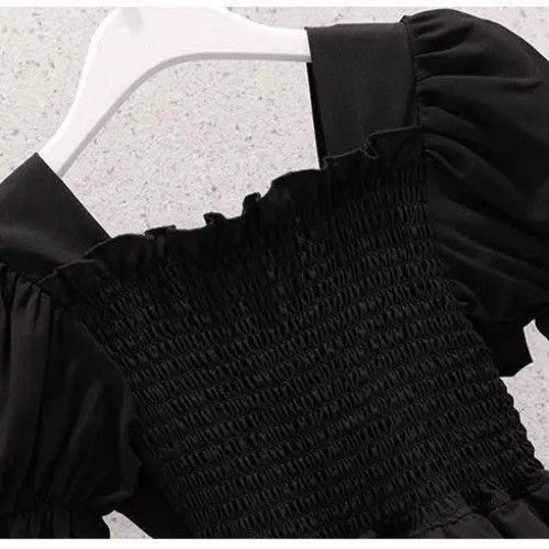 Black Raffle Dress