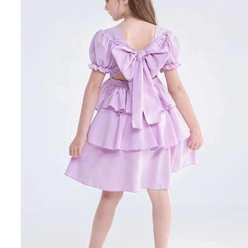 Purple Raffle Dress