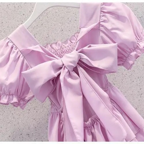 Purple Raffle Dress