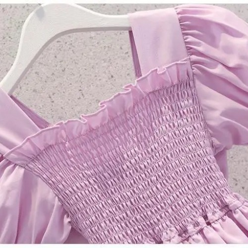 Purple Raffle Dress