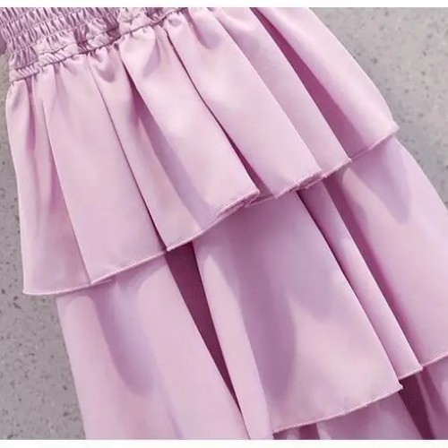 Purple Raffle Dress