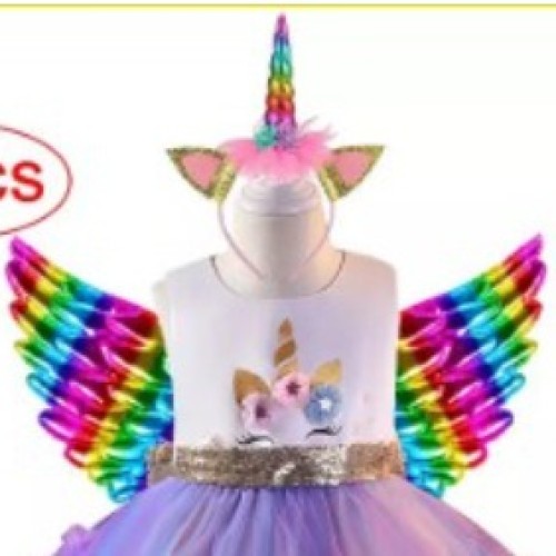 Pink Unicorn Dress
