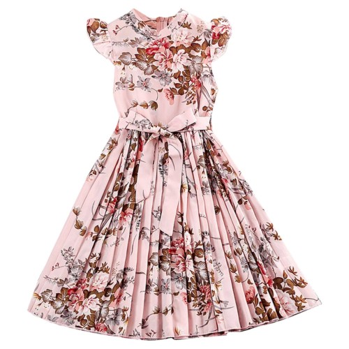 Floral plate pink