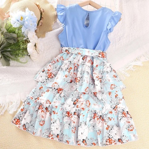 Sky Raffle Dress