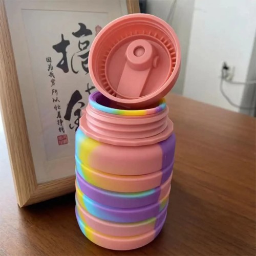 500ml Creative Silicone Folding Water Cup