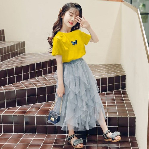 YELLOW SKIRT SET