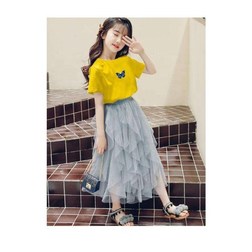 YELLOW SKIRT SET