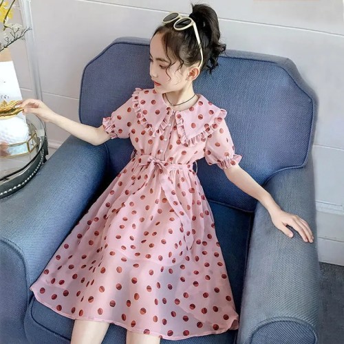 L BALL PRINT DRESS