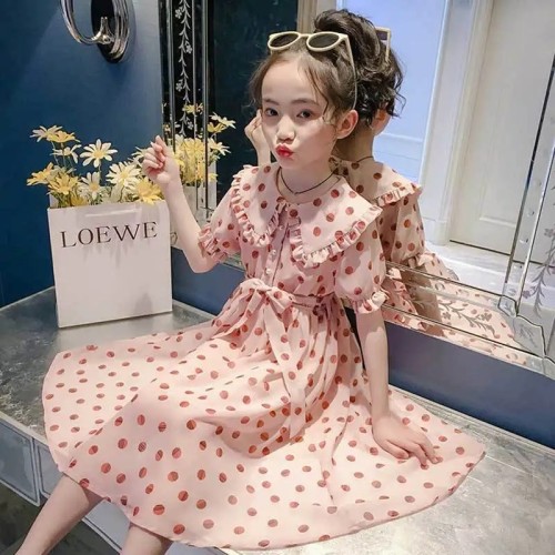 L BALL PRINT DRESS