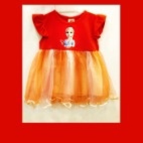 Small Red Elsa Frock