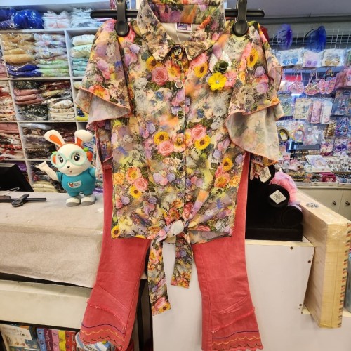 Pink Floral Hpink Pant