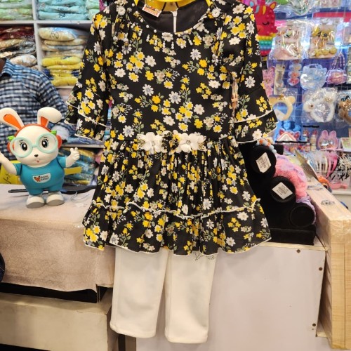 Floral Top White Pant