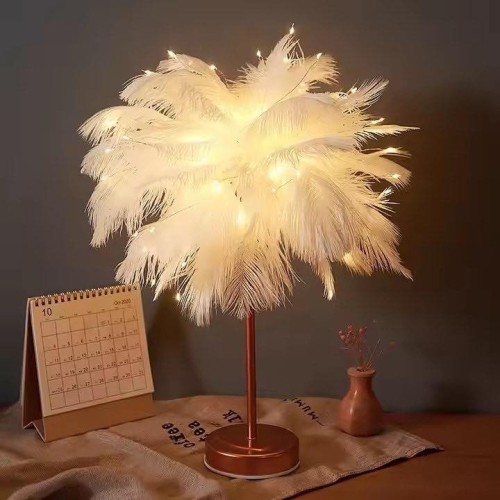 Feather Lamp