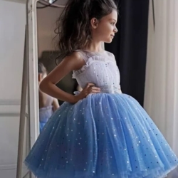 Sky Party Dress