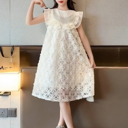 WHITE FLOWER N DRESS