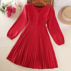 RED PLATE DRESS