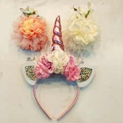 Pink Unicorn Headband