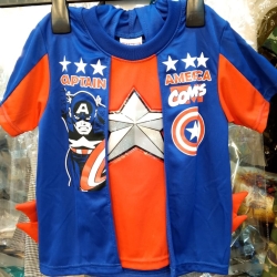 Capt A  Blue Hoodie With Cape