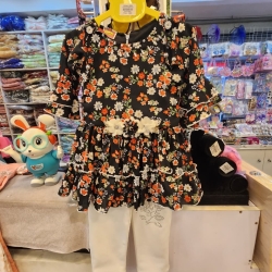 Floral Top White Pant